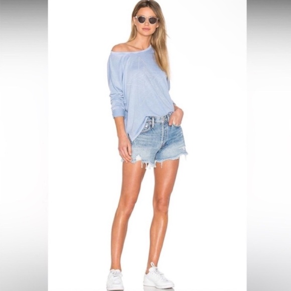 AGolde Parker Vintage Cut Off Shorts Size 33 NWT - Picture 1 of 12